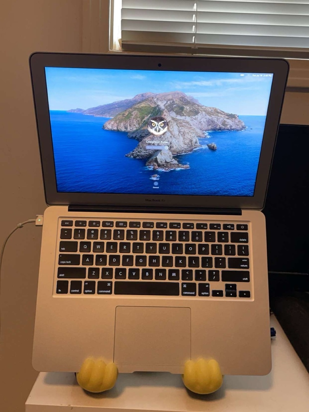 Apple MacBook Air - Silver and Black Display Laptop